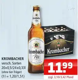 Getränke Oase Krombacher Angebot