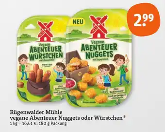 tegut Rügenwalder mühle vegane abenteuer würstchen Angebot