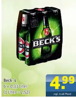 Getränke Arena Beck's beck's Angebot