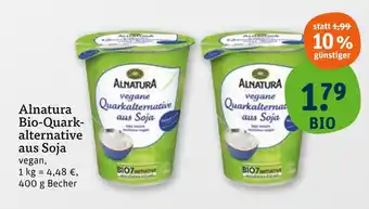 tegut Alnatura bio-quarkalternative aus soja Angebot