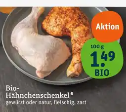 tegut Bio-hähnchenschenkel Angebot