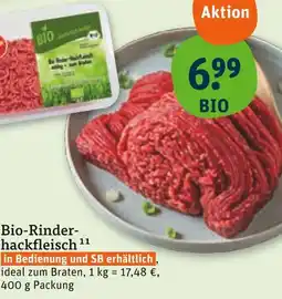 tegut Bio-rinderhackfleisch Angebot