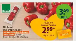 tegut Bioland bio-paprika rot Angebot