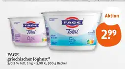 tegut Fage griechischer joghurt 0,2 % fett Angebot