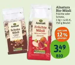 tegut Alnatura schoko müsli Angebot