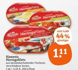 tegut Hawesta heringsfilets sand-creme Angebot