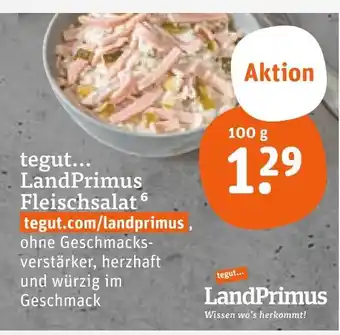 tegut Tegut... landprimus fleischsalat Angebot