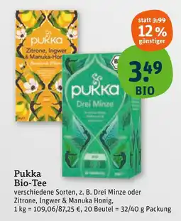 tegut Pukka drei minze bio-tee Angebot