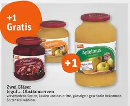 tegut Tegut... schattenmorellen, apfelmus Angebot