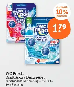 tegut Wc frisch kraft aktiv duftspüler frische brise Angebot