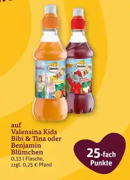 tegut Valensina kids bibi & tina oder benjamin blümchen Angebot