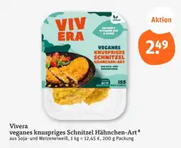 tegut Vivera veganes knuspriges schnitzel hähnchen-art Angebot