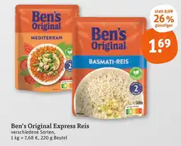 tegut Ben's original mediterran express reis Angebot