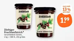 tegut Zörbiger fruchtaufstrich schwarze johannisbeere Angebot