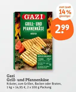 tegut Gazi grill- und pfannenkäse kräuter Angebot