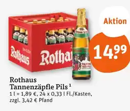 tegut Rothaus tannenzäpfle pils Angebot