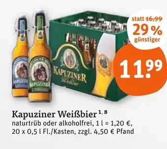 tegut Kapuziner weißbier Angebot