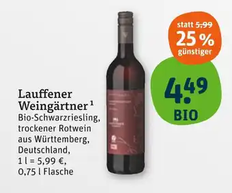 tegut Lauffener weingärtner bio-schwarzriesling Angebot