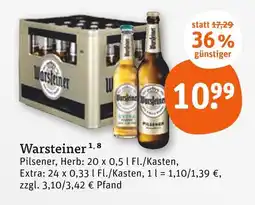 tegut Warsteiner pilsener Angebot
