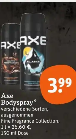 tegut Axe bodyspray Angebot