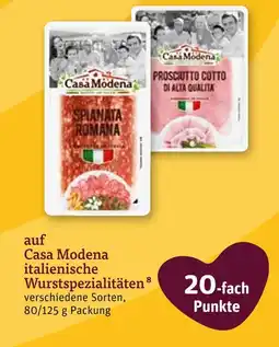 tegut Casa modena italienische wurstspezialitäten Angebot