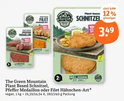 tegut The green mountain plant based schnitzel Angebot