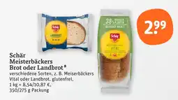 tegut Schär meisterbäckers landbrot Angebot