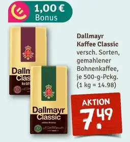 nahkauf Dallmayr kaffee classic Angebot