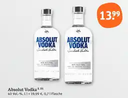 tegut Absolut vodka Angebot