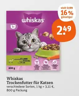 tegut Whiskas trockenfutter für katzen Angebot
