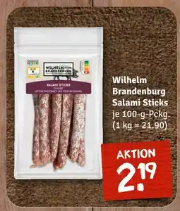 nahkauf Wilhelm brandenburg salami sticks Angebot