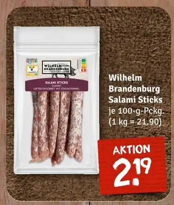 nahkauf Wilhelm brandenburg salami sticks Angebot