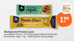 tegut Multipower protein layer cookies & cream Angebot