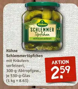 nahkauf Kühne schlemmertöpfchen mit kräutern verfeinert Angebot