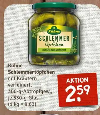 nahkauf Kühne schlemmertöpfchen mit kräutern verfeinert Angebot