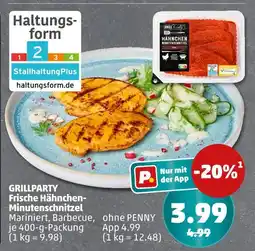 PENNY Grillparty frische hähnchen-minutenschnitzel Angebot