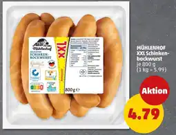 PENNY Mühlenhof xxl schinken-bockwurst Angebot
