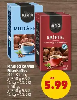 PENNY Magico mild & fein filterkaffee Angebot