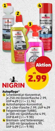 PENNY Nigrin scheibenklar-konzentrat Angebot
