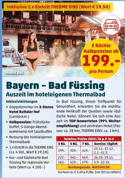 PENNY Penny reisen bayern – bad füssing Angebot