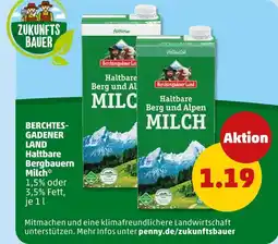 PENNY Berchtesgadener land haltbare bergbauern milch Angebot