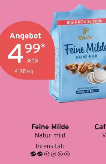 Tchibo Feine milde Angebot