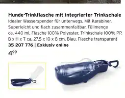 Tchibo Hunde-trinkflasche mit integrierter trinkschale Angebot