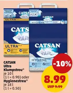 PENNY Catsan ultra klumpstreu oder hygienestreu Angebot