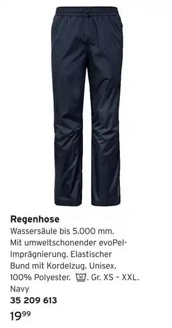 Tchibo Regenhose Angebot