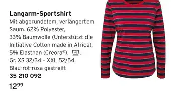 Tchibo Langarm-sportshirt Angebot