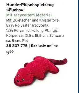 Tchibo Hunde-plüschspielzeug fuchs Angebot