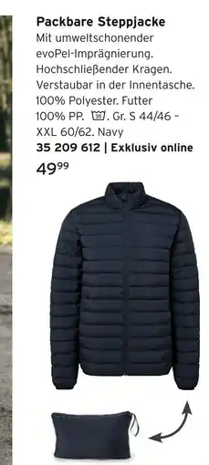 Tchibo Packbare steppjacke Angebot