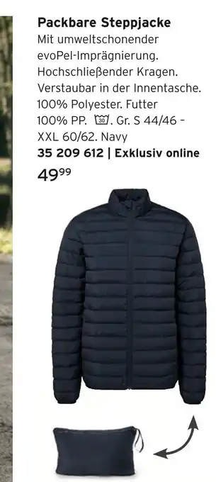 Tchibo Packbare steppjacke Angebot
