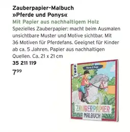 Tchibo Zauberpapier-malbuch pferde und ponys Angebot